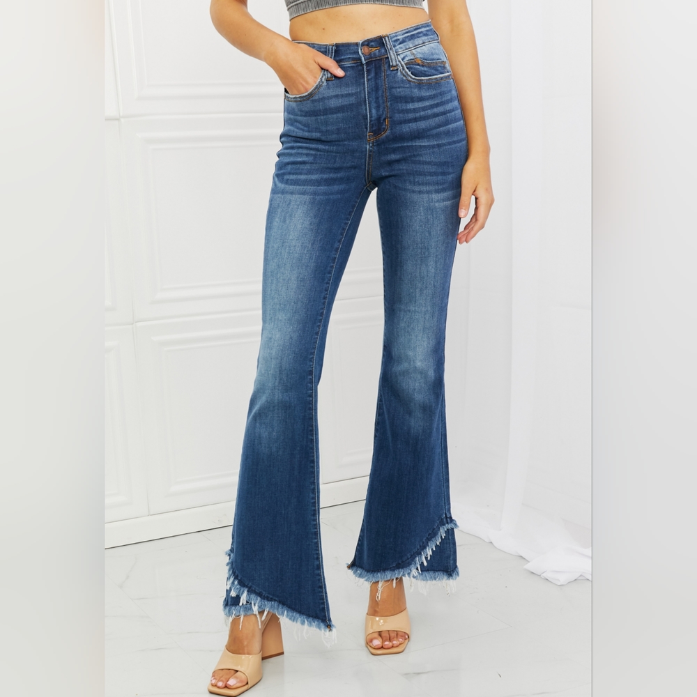 Judy Blue Raw Hem Jeans